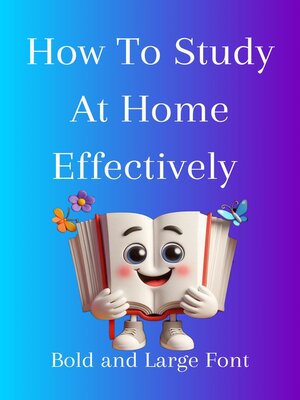 cover image of How to Study At Home Effectively